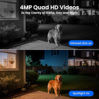 xmartO Solar/Battery-Powered Wire-Free PTZ Home Security Camera Wireless Outdoor/Indoor CCTV Surveillance (Non-Stop Solar Power, Rechargeable Battery, Floodlights, SD/NVR/Cloud)