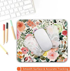 Armanza Square Mouse Pad Watercolour Floral,Personalized Premium-Textured Custom Mouse Mat Design,Washable Mousepad Cloth,Non-Slip Rubber Base Computer Mouse Pads for Wireless Mouse
