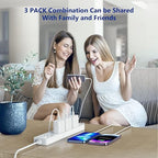 3Pack iPhone Fast Charger[Apple Mfi Certified],10FT iPhone Charger Fast Charging USB C to Lightning Cable with Type C Charger Block Fast Charging Adapter for iPhone 14 13 12 11 Pro Max X Xs Max 8Plus