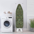 ZCFYGDX Breathable Ironing Board Cover Decor, Resist Scorching & Staining, 15x54 Wear & Soil Resistant Covers, Elastic Edges,3 Fasteners,Anti-Scorch Polyester Fabrics William Morris Prints