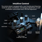 SmallRig Gimbal Control Wheels for DJI RS2 / RS 3 Pro/RS 4 / RS 4 Pro/RS 5 | Intuitive Control | Adjustable Damping | Dual Power Supply, for Heavy Duty Tripod - 4525