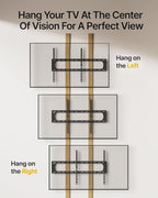 monTEK Heavy Duty Fixed TV Wall Mount Bracket for 60–120" Flat & Curved TVs up to 300lbs, 4× Load Tested, Ultra Slim 1.3" Low Profile, Max VESA 900x600, Quick-Release Lock, Fits 16"/18"/24" Wood Studs