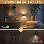 L LOHAS LED Night Light, RGB Bubble Night Lights Plug into Wall, 2 Pack 10-Color Change Night Light,Dimmable Nightlights with Dusk to Dawn Sensor for Rooms Bathroom Hallway