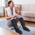CINCOM Leg Massager for Circulation and Pain Relief, Air Compression Calf Foot Massagers Helpful for Relaxation, Gifts for Mom and Dad (with 2 Extensions)