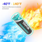 Dlyfull Rechargeable AA Batteries with Charger, 12PCS 2800mAh High Capacity Low Self Discharge Ni-MH Double A Batteries with Battery Charger -USB&Type C Dual Input High-Speed Charging Ports