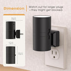 Briignite Night Lights Plug into Wall, 2 Pack 11-Color Changing Night Light with 1 Remote Control, 3000K+6000K+RGB LED Nightlight for Kids with Light Sensor, 0-100 LM Adjustable for Bedroom, Stairway