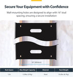 StarTech.com 12U Wall Mount Patch Panel Bracket - 13.75 in. (34.93 cm) Max. Mounting Depth - 19" Patch Panel Rack for Shallow Network Equipment- 125lbs Capacity, TAA (WALLMNT12)