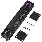 EMITEVER 150W Triac Dimmable LED Driver, 100-277VAC to 24VDC Dimmable Power Supply,Waterproof IP67 Transformer for Indoor Outdoor LED Lights,Compatible with Lutron and Leviton Dimmer,UL Listed