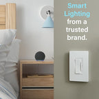 Legrand Radiant® Wi-Fi Matter Smart LED Dimmer, Effortless Setup, Enhanced Compatibility with Apple HomeKit, Google Home, Alexa & SmartThings, Easy Wi-Fi Connectivity with Matter, Pack of 1