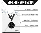 Voltive 16/4 Speaker Wire, in-Wall CL3 & Direct Burial, White, 250ft - 16AWG, 4 Conductors, Stranded Oxygen-Free Copper, UL Listed - V-1211-4