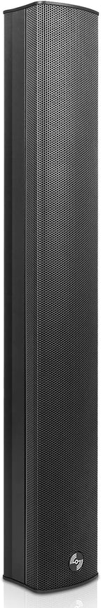 Sound Town Weatherproof Compact Aluminum Line Array Column Speaker with Wall Mount Bracket, 6 x 3 Woofers, 4 x 1.2 Dome Tweeters, Black, for Church, Indoor & Outdoor Installation (CARPO-M64B)
