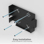 SABRENT Mac mini VESA Mount/Wall Mount/Under Desk Mount [Black] (BK-MABM)