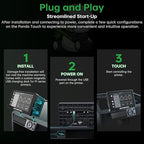 BIGTREETECH Panda Touch for Bambu-Lab P1S, P1P, X1C, X1E, A1, A1 Mini 3D Printers, Support Multi Printers and AMS Management Upgrade Wireless Touch Screen