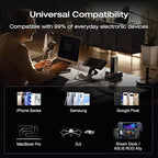 EF ECOFLOW Rapid Pro Power Bank 20000mAh, 230W Max Output with 100W Built-in Cable, 4-Port Portable Charger, Up to 120W Charging Power, Compatible with iPhone 17/16/15/14, Samsung, Laptop and More