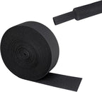 Sonoreboom 2 in 1 Heat Shrink Braided Sleeving Fabric Tubing-Ideal fit Irregular Shape Hose/Cable/Wire (1-1/8"(29mm), 22FT)