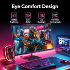 KTC 24.5 inch 400Hz 240Hz Gaming Monitor | Fast IPS 1ms | FHD 1080P Monitor | HDR 400 128% sRGB | HDMI x2, DP x2 |Tilt Adjustability Silver-Gray VESA 360Hz Monitors H25X7