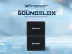 Emerson EAS-3006-BK Sound Blox – Wireless Magnetic Stackable Bluetooth Speakers, Instant Connect, Multi-Room Audio, USB-C Charging, Built-in Subwoofer