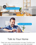 VSTARCAM WiFi Camera Indoor Wireless, 1080P with 5X Zomm, 360° Pan-Tilt, Color Night Vision, Motion Detection, Real-time Alerts, 2-Way Audio, Works with Alexa, Cloud & SD Card Storage(up to 256GB)
