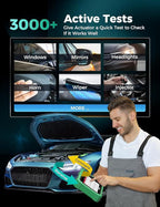 Launch X431 CRP919 EV 2026 Bidirectional Scan Tool, for Electric Vehicles New Energy Cars, All-in-One Full System Diagnostic Scanner, 43+ Reset, ECU Coding, CANFD&DOIP, FCA AutoAuth, 2Yrs Free Update