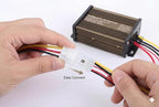 Pro Chaser DC-DC 72V 60V 48V Volt Voltage to 12V Step Down Voltage Reducer Regulator 180W 15A for Scooters & Bicycles Golf cart (20A 240W)