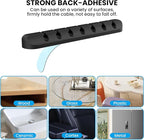 AhaStyle Cable Clips, 3 Pack Cord Holders Cable Organizer Self Adhesive Cord Keeper for Desktop Organizing USB Cable/Nightstand Power Cord/Mouse Cable/Wire PC/Cord Clips for Home Office and Car
