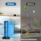 Zyntieu 39W UV Light Sanitizer with Remote Control and 3 Timers – Ozone Free Home Disinfection Device, Kills Germs, Viruses, Mold and Dust Mites – Whole Room Ultraviolet Light for Home and Office