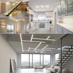TUNICHX COB LED Strip Lights DC 12V LED Lights Flexible Super Bright LED Strips, 9W/m 2x16.4FT Cool White 6500K CRI 90+,480LEDs/m High Density Uniform Light for Home Room Decor