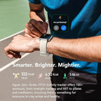 FITVII Health & Fitness Tracker (Answer/Make Calls), Smart Watch with 24/7 Heart Rate and Blood Pressure, Sleep Tracking, Blood Oxygen Monitor, 120+ Sport Modes Activity Tracker for Women Men