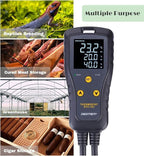DIGITEN DTC101 Temperature Controller Digital Heat Mat Thermostat Greenhouse Thermostat Outlet Heating Cooling Temperature Control Seedlings Germination Rooting Fermentation Reptiles