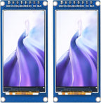 XIITIA 2pcs 1.9" SPI TFT LCD Display Module 170x320 RGB LCD Screen 3.3V ST7789 Drive SPI Interface 8pin Full Color for Arduino DIY