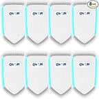 8Pack Air Ionizer for Home Negative Ion Air Purifier Plug In, Mini Filterless Air Freshener Quiet Air Cleaner Portable Air Purifiers Odors Smoke for Home Office, Bedroom, Bathroom