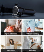 HYAKO R1 Deep Tissue Vibrating Muscle Massager - Therapy Back Massager for All Body Relief - Muscle Pain Relief and Fascial Binding - Trigger Point Therapy Massage Gun - Gifts for him