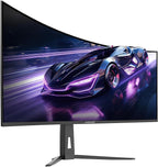 Amzfast 34 Inch 200Hz UltraWide Curved WQHD 3440x1440 Gaming Monitor, 1ms G-SYNC Compatible, 1500R, PIP/PBP, 131% sRGB, 96% DCI-P3, Height Adjustable,TÜV Rheinland, HDMI 2.1 x 2 & DP 1.4 x 1, AMZG34C8