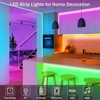 KEELIXIN LED Lights Music Sync RGB LED Strip Lights with APP & Remote Control