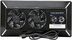 Pewoaoa 220 CFM Crawlspace Vent Fan, With Humidistat, Crawlspace Fans, For Moisture Reduction, Radon Mitigation, Freeze Protection, Ideal for Basement, Attic, Crawl Space Fan Vent(Air Out)
