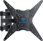 PERLESMITH Full Motion TV Wall Mount for 26-60 Inch TVs, TV Mount with Articulating Arms Swivels Tilt Extension - Wall Mount TV Brackets VESA 400x400 Fits LED LCD OLED 4K TVs Up to 77 lbs