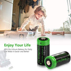Enegitech CR123A 3V Lithium Battery, 123 Lithium Batteries 3 Volt 1600mAh for Smart Smoke Detector, Fire Alarm, Flood & Freeze Sensor, Carbon Monoxide Detector Non-Rechargeable 12 Pack