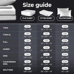 Silvery Silver Infused Bed Sheets Set - Award-Winning Self-Cooling Fabric with Self-Cleaning Silvery Technology™ That Stays Fresh 3X Longer for Hygienic Sleep (White, King)