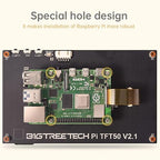 BIGTREETECH Upgrade PITFT50 V2.1 Graphic Smart Display DSI Interface 5 inch LCD Touch Screen Suitable for Raspberry-Pi