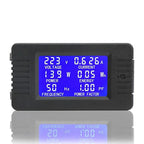 DROK AC Digital Meter, Current Voltage Amperage Power Energy Frequency Factor Multimeter AC 80-260V 100A LCD Digital Display Voltmeter Ammeter 220V 110V Monitor Detector with Current Transformer CT