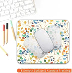 Armanza Square Mouse Pad Colorful Forest,Personalized Premium-Textured Custom Mouse Mat Design,Washable Mousepad Cloth,Non-Slip Rubber Base Computer Mouse Pads for Wireless Mouse