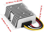 MGGi DC Converter Regulator DC 24V Step Down DC 12V 15A 180W, Waterproof Voltage Reducer, Adapter Converter Power Supply Module Buck Transformer, for Auto Car Truck Vehicle Boat Golf Cart, Forklifts