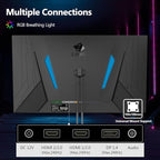 24.5" Gaming Monitor 240Hz, Z-Edge UG25F FHD 1920x1080 Computer Monitor, 1ms Frameless LED, Contrast Ratio 5000:1
