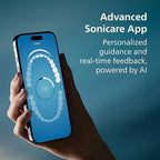Philips Sonicare DiamondClean 9900 Prestige Electric Toothbrush - with SenseIQ Technology and Advanced AI App, 5 Brushing Modes, 3 Intensity Levels, Charging Travel Case, Champagne, HX9990/11