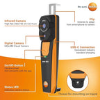 testo 860i Wireless Thermal Imaging Camera Set for iPhone & Android - Thermal Imager with Carrying Pouch & USB-C Cable - Handheld Infrared Camera 256 x 192 Resolution & -4 to +662 °F Measurement Range