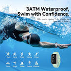 Enfit Fitness Trackers,Smart Watch with 1.47"Color Screen,100+Sport Modes Fitness Watch with Heart Rate Sleep Monitor, Pedometer Step Counter Watch, 3TAM Waterproof Activity Trackers for Women Men,LGN