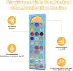 AAC Device for Autism, Non Verbal Communication Tools for Speech Therapy & Stroke Rehab, 24 Pre-Installed & 6 Programmable Buttons, Adjustable Volume, Sensory Autism Toys for Kids and Adults