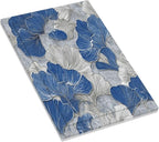 Bvtewkhz Abstract Blue Marble Plant Leaves No Device Single Blank Decorative Light Switch Covers Electrical Faceplate Switch Plates for Bathroom Kitchen Home