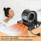 S97017063 Heater Motor Assembly Compatible with Broan Nutone 655, 655F, 655-A, 655-B, 655-C, 656, 656-A, 658, 659, 659-A Bathroom Exhaust Fan Motor Replacement for Nu-Tone Heater