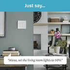 Legrand Radiant® Wi-Fi Matter Smart LED Dimmer, Effortless Setup, Enhanced Compatibility with Apple HomeKit, Google Home, Alexa & SmartThings, Easy Wi-Fi Connectivity with Matter, Pack of 1